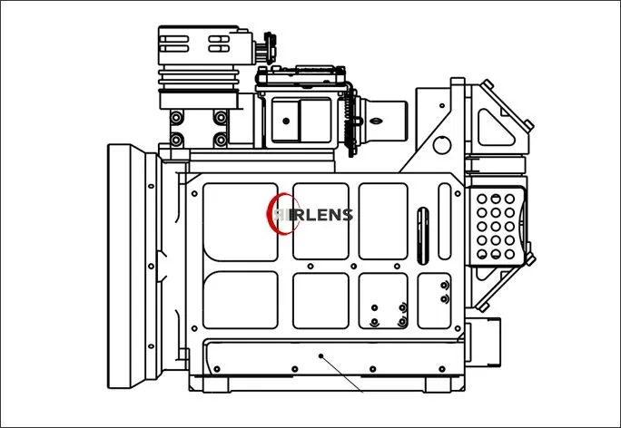 New Design MWIR Continuous Zoom IR Lens 30mm～500mm